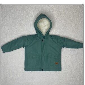 7 For All Mankind Toddler Green Hooded Jacket-Size 12 Months- NWT